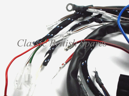 BSA A50 / A65 Lucas Type Main Cloth Wiring Harness - 54950625 -1967 Only