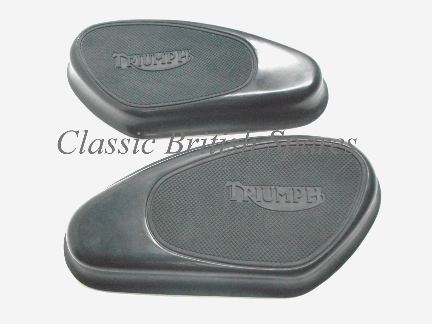 Triumph Gas Tank Rubber Knee Pads (1 SET) - 82-1605 & 82-1606 - T110 / T120 / TR5 / TR6