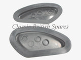 Triumph Gas Tank Rubber Knee Pads (1 SET) - 82-1605 & 82-1606 - T110 / T120 / TR5 / TR6
