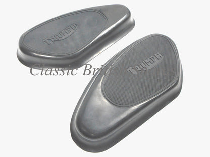 Triumph Gas Tank Rubber Knee Pads (1 SET) - 82-1605 & 82-1606 - T110 / T120 / TR5 / TR6