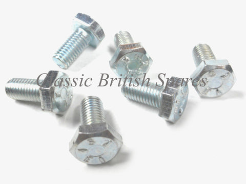 Triumph 1/4" Front Fender Mounting Bolts (6) 14-0101 - 1969-74