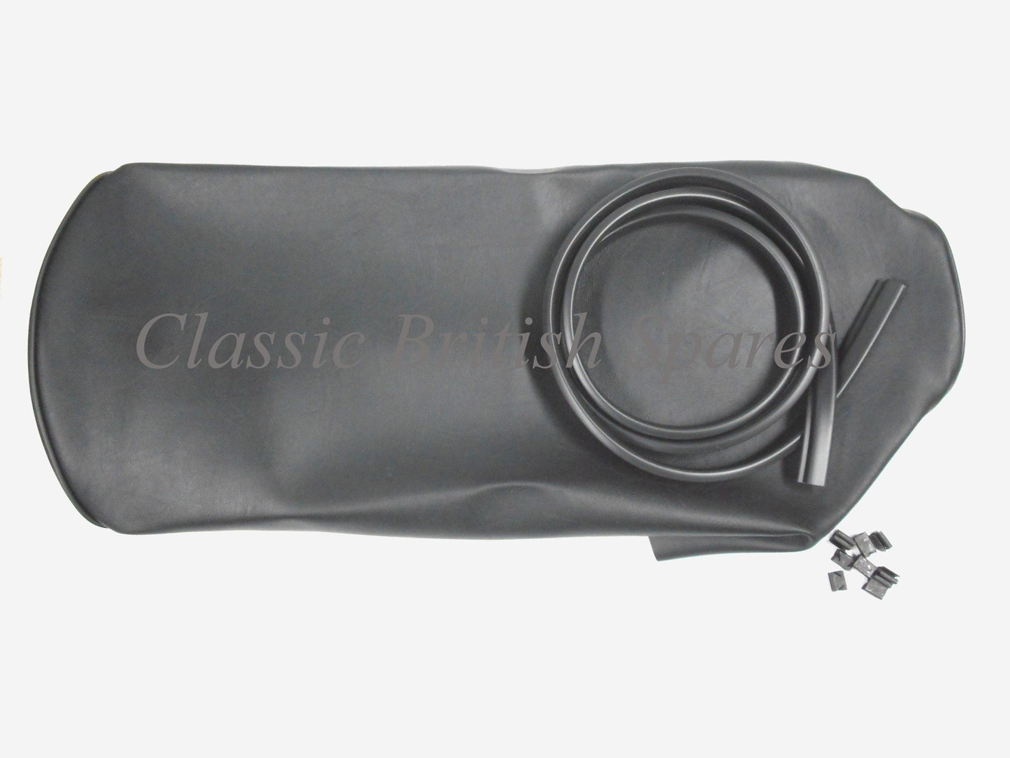 BSA A65 Seat Cover - Flat / Smooth Top W/ Logo - 1971-72