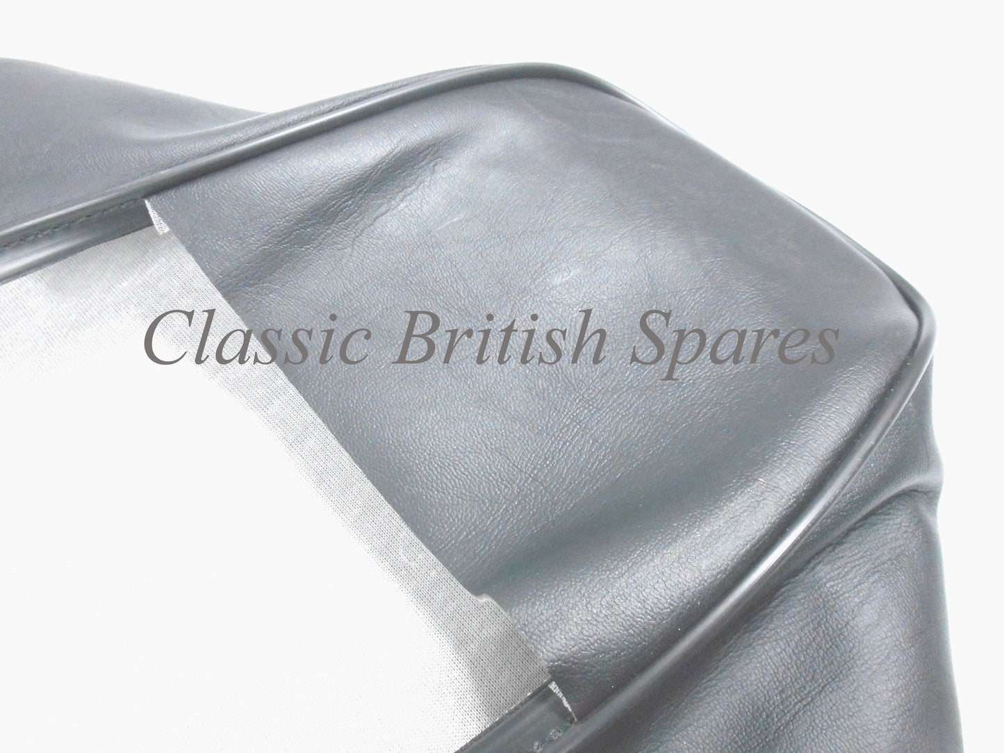 BSA A65 Seat Cover - Flat / Smooth Top W/ Logo - 1971-72