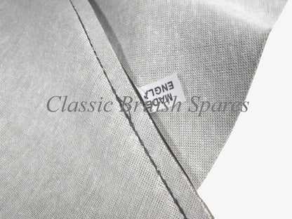 BSA A65 Seat Cover - Flat / Smooth Top W/ Logo - 1971-72