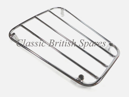 Triumph Pre-Unit Twins Chrome Parcel Grid Rack (1) - 82-2933 - 1949-56 - 5T / 6T / T110