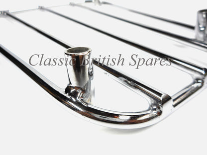Triumph Pre-Unit Twins Chrome Parcel Grid Rack (1) - 82-2933 - 1949-56 - 5T / 6T / T110