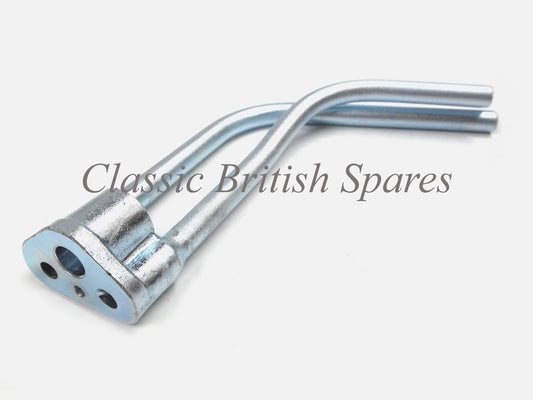 Triumph Oil Feed Block Junction Pipe Assembly (1) 70-6930 - 1966-72 - T120 / TR6