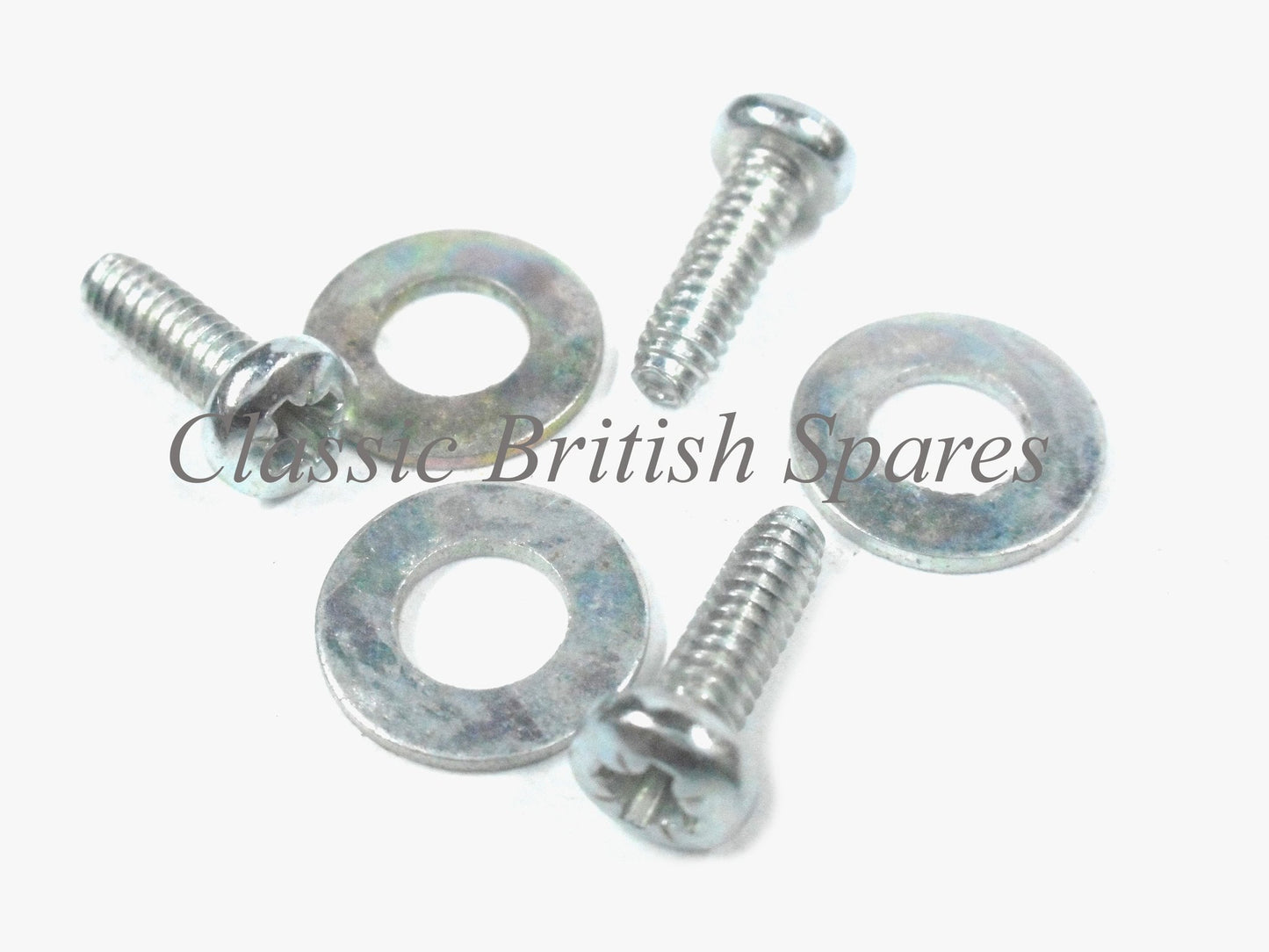 Triumph / BSA DLS Brake Plate Air Scoop Screen Screw & Washers
