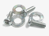 Triumph / BSA DLS Brake Plate Air Scoop Screen Screw & Washers