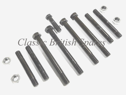 BSA A50 / A65 Cylinder Head Bolt Stud & Nut Set - 1968-70