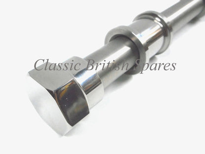 BSA A & B Group Rear Wheel Axle Assembly (1) - 1958-63 - A7 / A10 - (Stainless Steel)