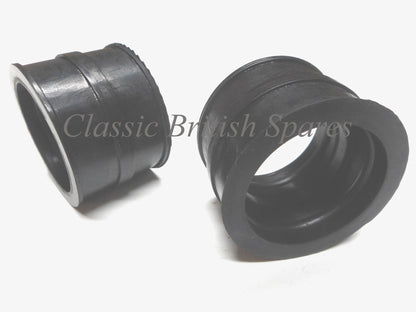 Triumph T140 Inlet Manifold Rubber Boots (2) 1979-82