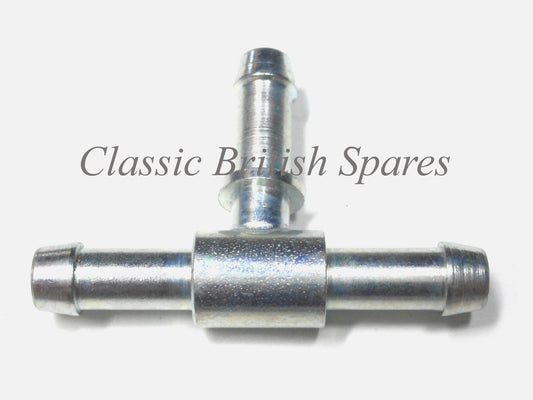 1/4" Petcock Metal Tee Junction (1)