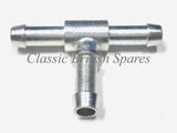 1/4" Petcock Metal Tee Junction (1)
