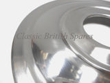 Triumph 7" (SLS) Front Stainless Steel Hub Cap Cover (1) -  37-1334 - T90 /  T100 / 3TA