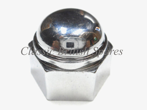 BSA Ewarts Petcock Banjo Dome Nut (1) - 67-8060 - A50 / A65 / A7 / A10