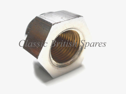 BSA Ewarts Petcock Banjo Dome Nut (1) - 67-8060 - A50 / A65 / A7 / A10