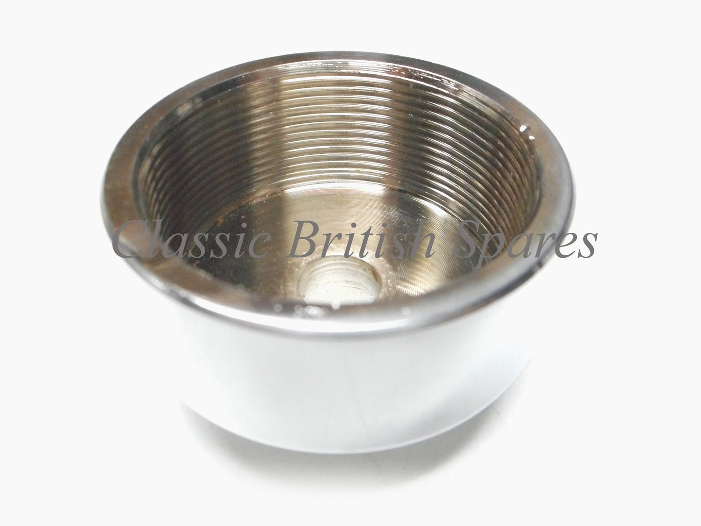 BSA Front Fork Chrome Steering Stem Nut W/ Damper Hole 67-5024 B31 A10 A50 A65