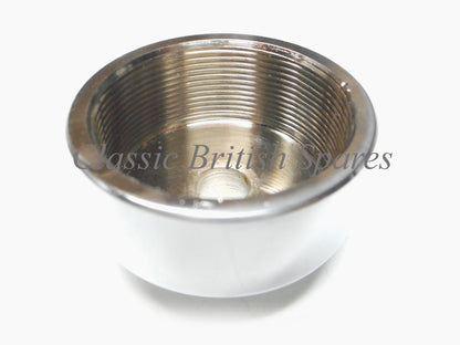 BSA Front Fork Chrome Steering Stem Nut W/ Damper Hole 67-5024 B31 A10 A50 A65
