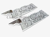 BSA Winged Gas Tank Badges (1 SET) - 60-2568 - 1971-72 - A65 / A70