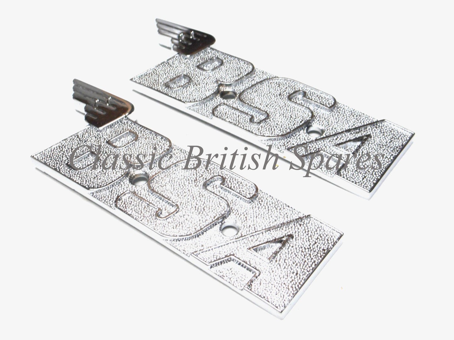 BSA Winged Gas Tank Badges (1 SET) - 60-2568 - 1971-72 - A65 / A70