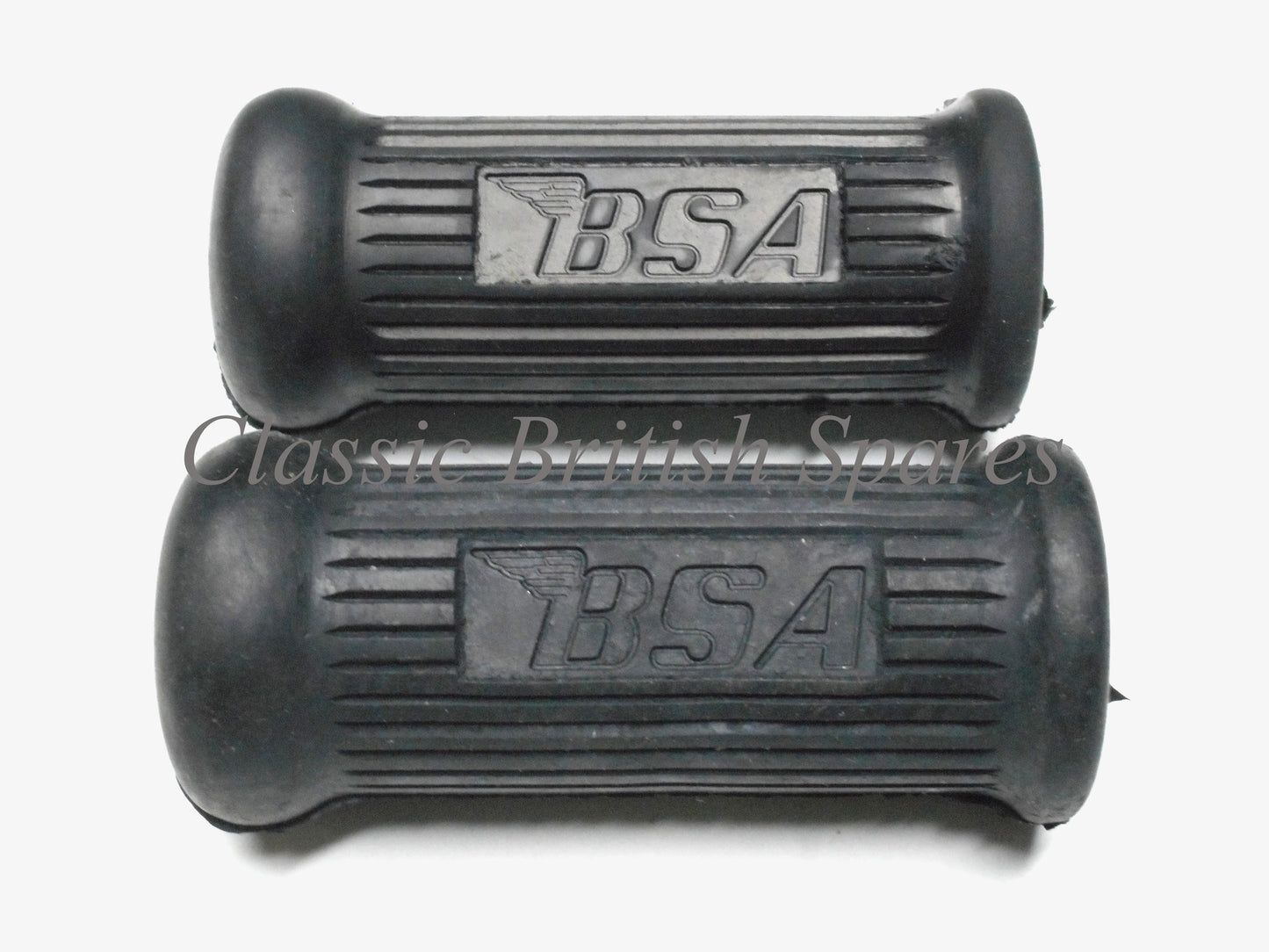 BSA Riders Short Type Rubber Footrests (1 PAIR) - 82-9608 - B44 / A65FS / A65H