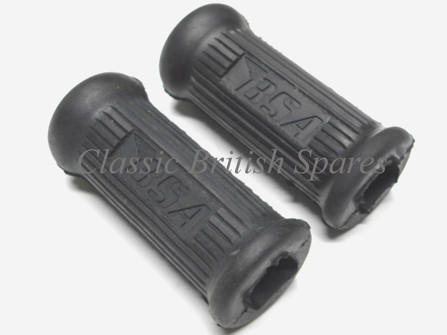 BSA Riders Short Type Rubber Footrests (1 PAIR) - 82-9608 - B44 / A65FS / A65H