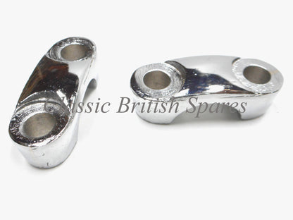 BSA / Triumph Handlebar Mounting Clamps (1 SET) - 65-5333 - A65 / A10 / B25 / B31