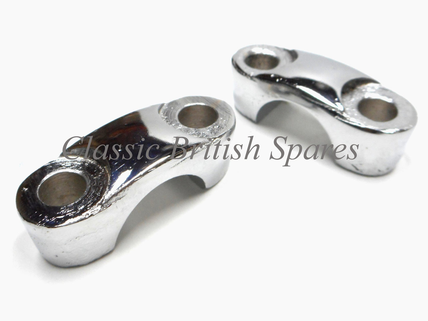 BSA / Triumph Handlebar Mounting Clamps (1 SET) - 65-5333 - A65 / A10 / B25 / B31