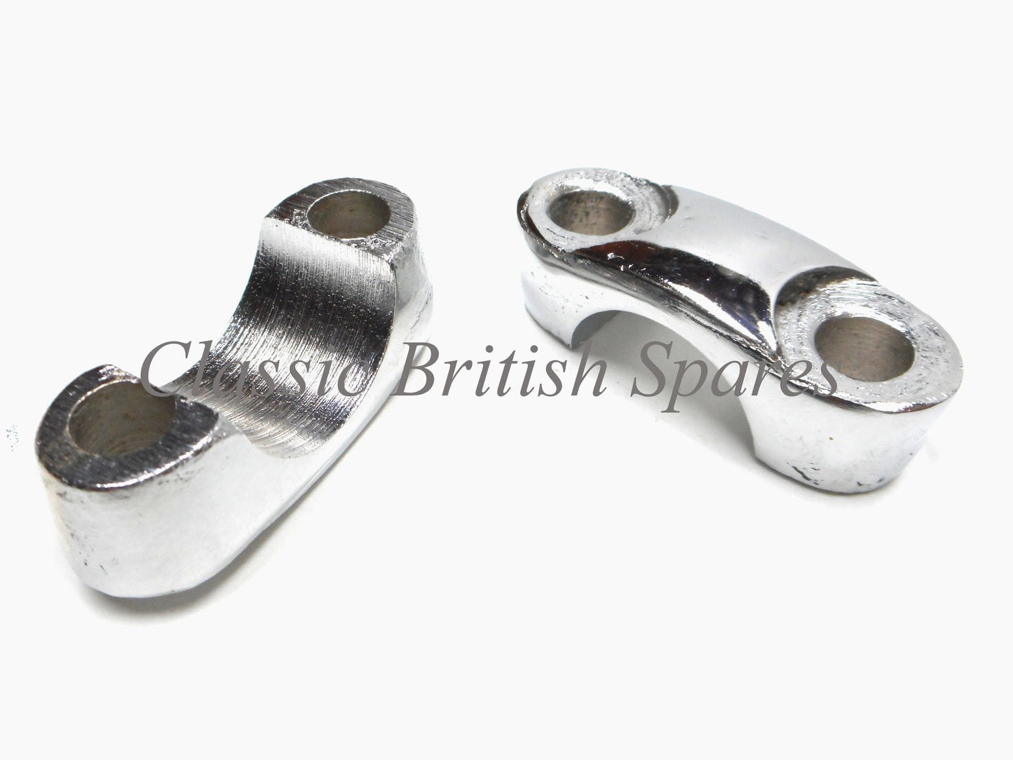 BSA / Triumph Handlebar Mounting Clamps (1 SET) - 65-5333 - A65 / A10 / B25 / B31