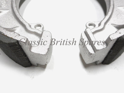 Triumph / BSA 8" Dual Twin Leading Front Brake Shoes (1 SET) 37-1996 - TR6 / T120 / A65 / T150