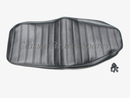 Triumph TR25W Trophy Black Fluted Seat Cover (1) - 82-9504 - 1968-70