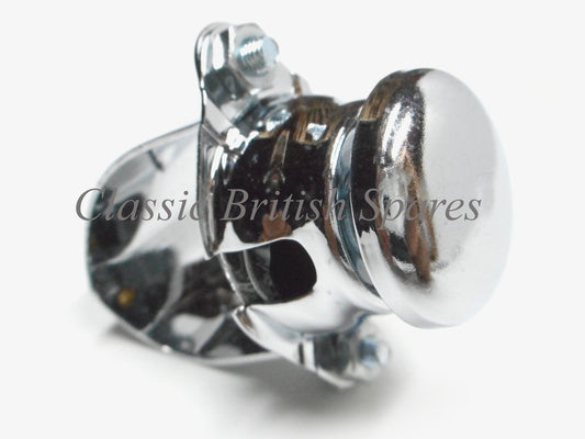Lucas Type 1" Handlebar Chrome Kill / Horn Button (1) - 76210