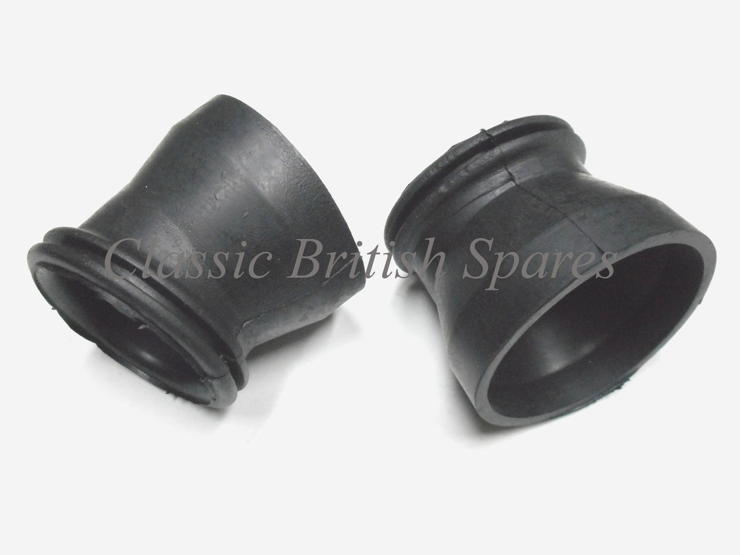 Triumph 650 / 750 Rubber Airbox Hose Connectors (2) 83-2626 - 1971-76  -T120 / T140