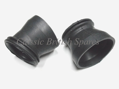Triumph 650 / 750 Rubber Airbox Hose Connectors (2) 83-2626 - 1971-76  -T120 / T140