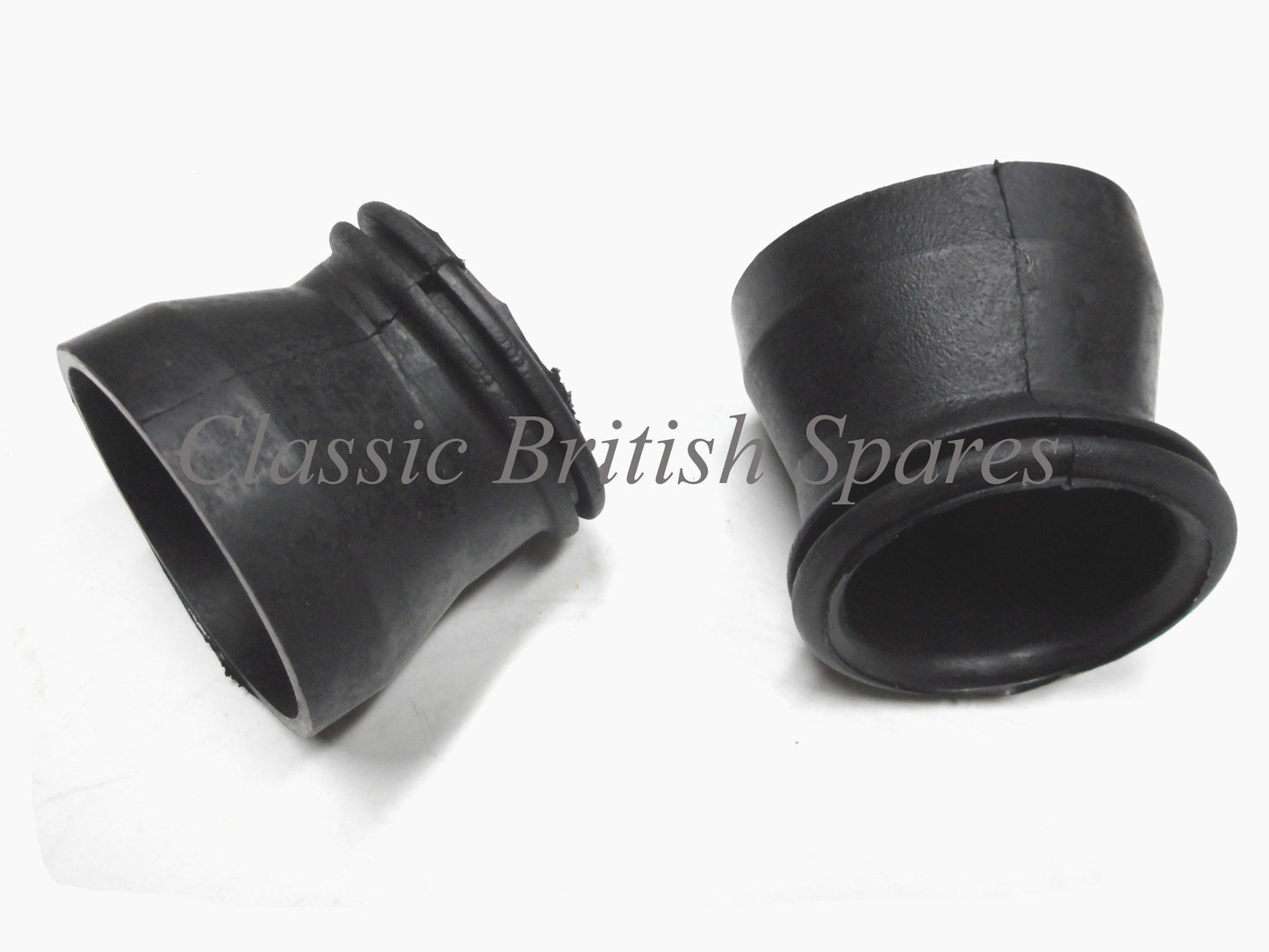 Triumph 650 / 750 Rubber Airbox Hose Connectors (2) 83-2626 - 1971-76  -T120 / T140