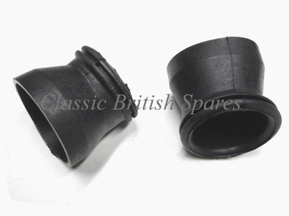 Triumph 650 / 750 Rubber Airbox Hose Connectors (2) 83-2626 - 1971-76  -T120 / T140