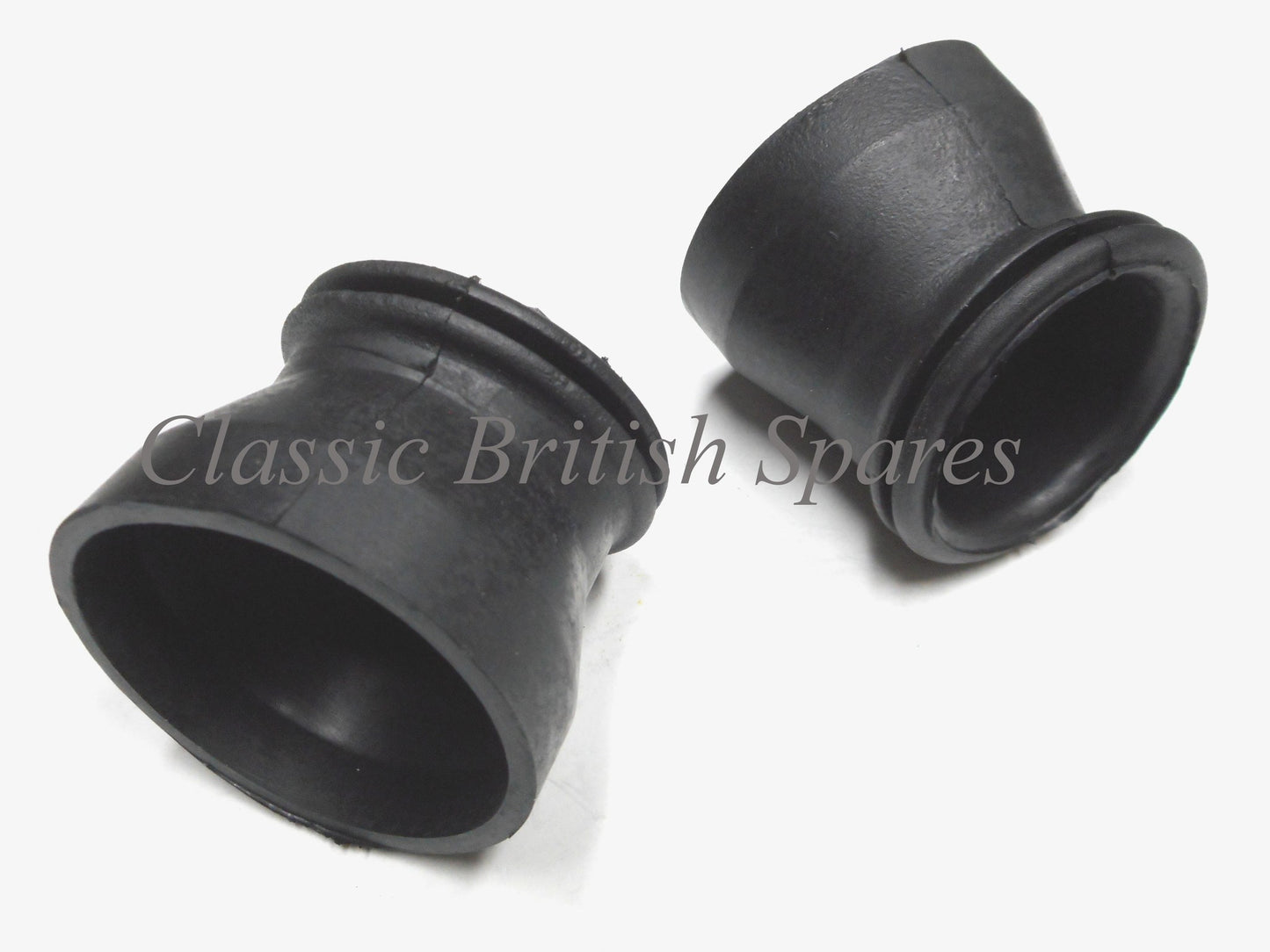 Triumph 650 / 750 Rubber Airbox Hose Connectors (2) 83-2626 - 1971-76  -T120 / T140