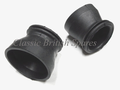 Triumph 650 / 750 Rubber Airbox Hose Connectors (2) 83-2626 - 1971-76  -T120 / T140