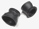 Triumph 650 / 750 Rubber Airbox Hose Connectors (2) 83-2626 - 1971-76  -T120 / T140