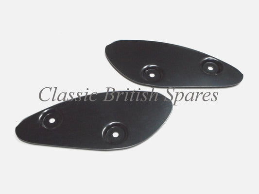 Triumph Knee Pad Grip Mounting Plate Set - 82-3915 & 82-3916 - T20 / 6T / T110 / Etc