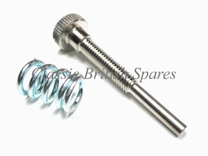 Amal Monobloc Throttle Stop Screw With Spring (1) RKC/514 - 375 / 376 / 389