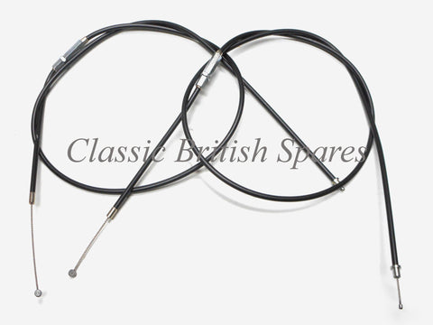 Triumph 650 / 750 Dual Throttle Cables (2) - 60-1819 - 1968-76 -Venhill