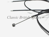 Triumph 650 / 750 Dual Throttle Cables (2) - 60-1819 - 1968-76 -Venhill
