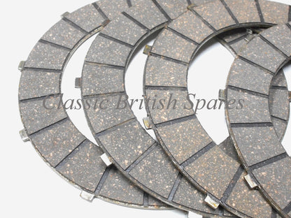 Triumph / BSA Twins Friction Drive Clutch Plates (6) - 57-4763 - 500 / 650 / 750