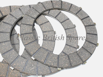 Triumph / BSA Twins Friction Drive Clutch Plates (6) - 57-4763 - 500 / 650 / 750