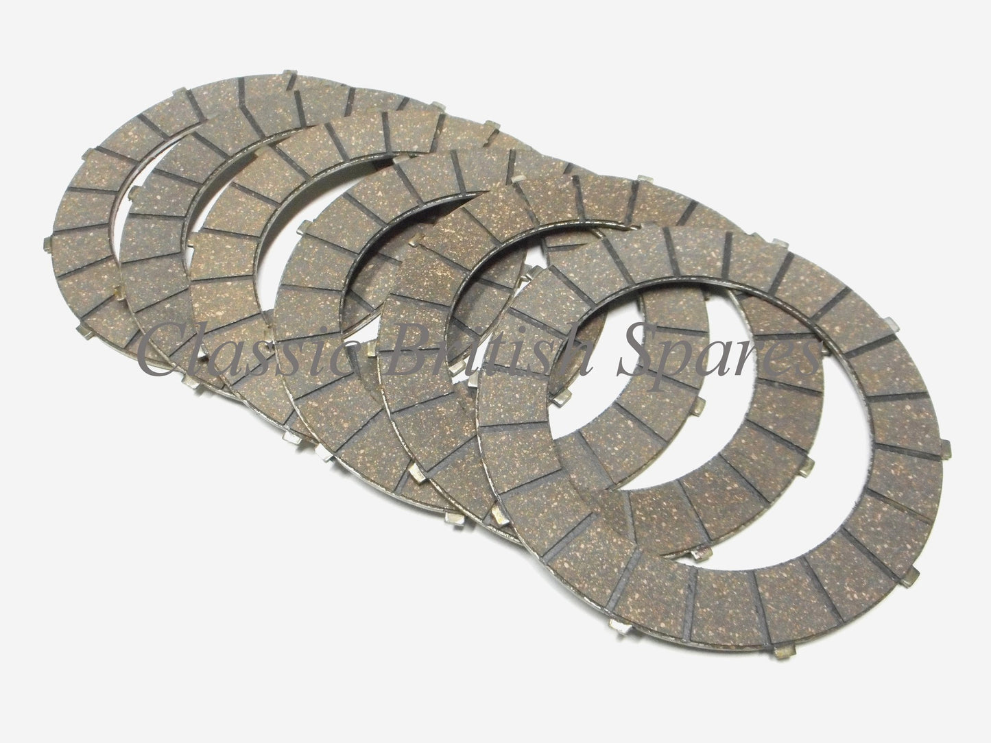 Triumph / BSA Twins Friction Drive Clutch Plates (6) - 57-4763 - 500 / 650 / 750