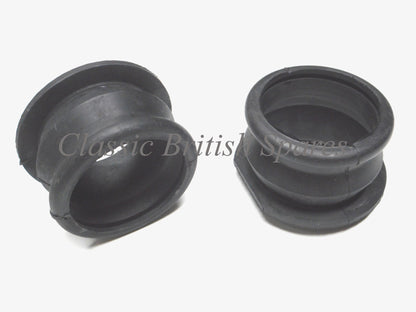 Norton Commando Air Box Intake To Carb Rubber Hoses (2) - 06-2537 - 1968-74
