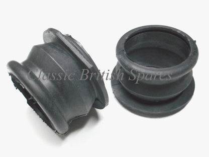 Norton Commando Air Box Intake To Carb Rubber Hoses (2) - 06-2537 - 1968-74