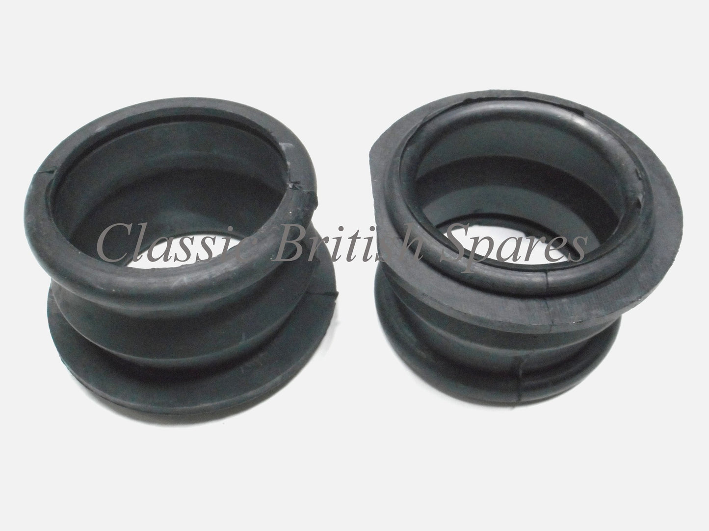 Norton Commando Air Box Intake To Carb Rubber Hoses (2) - 06-2537 - 1968-74